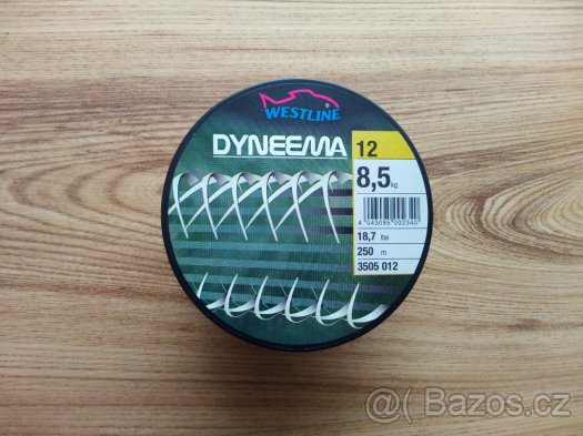 Šnůra Dyneema 0,12mm- 250M