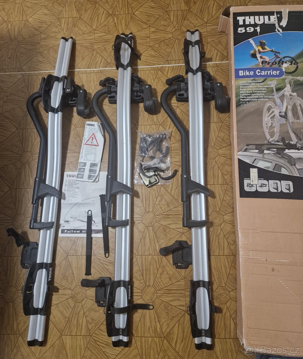 Thule ProRide 591 TOP stav , 3 kusy