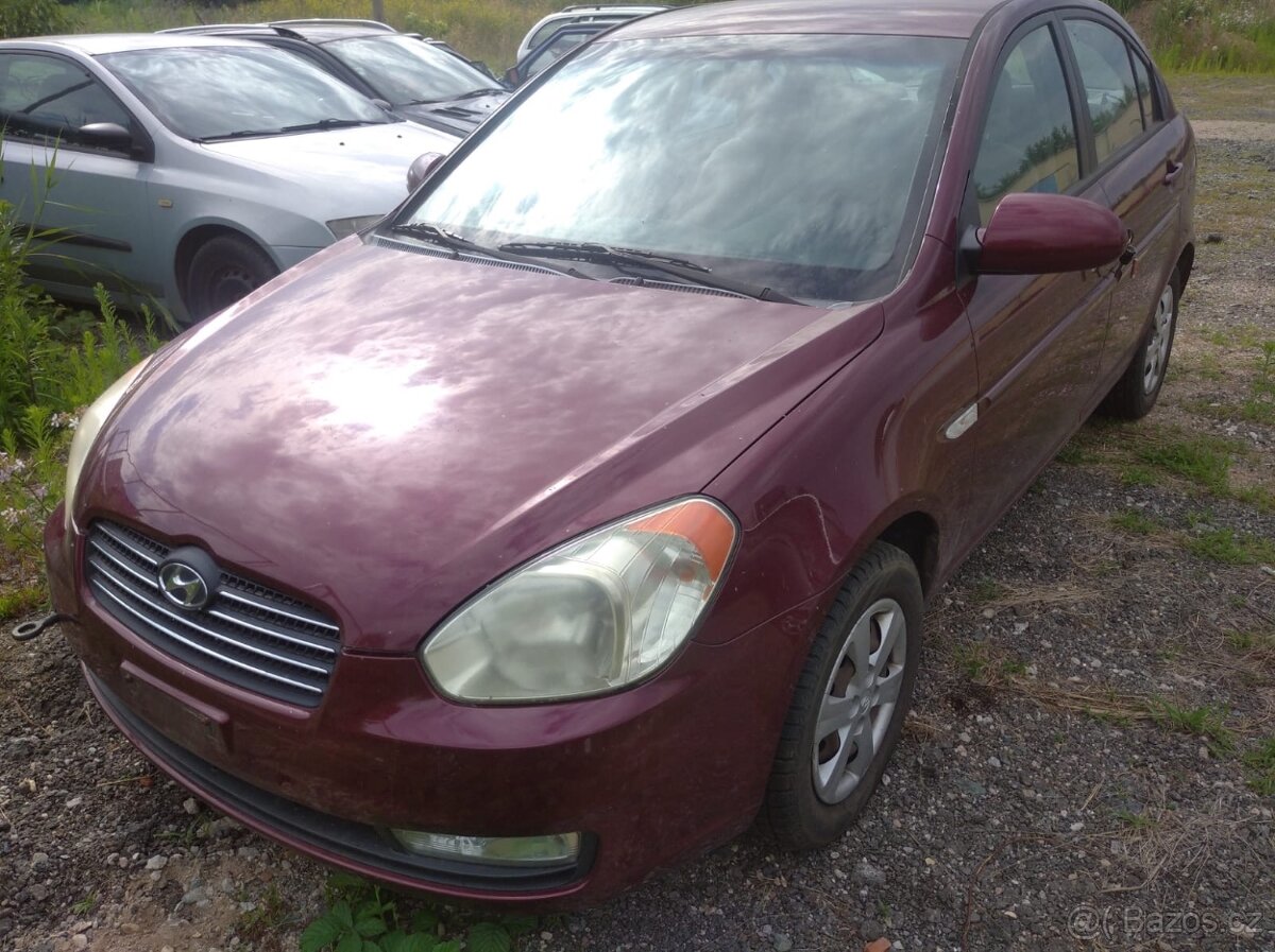 Hyundai Acent 1.4 Rv2008 - Veškteré náhradní dily