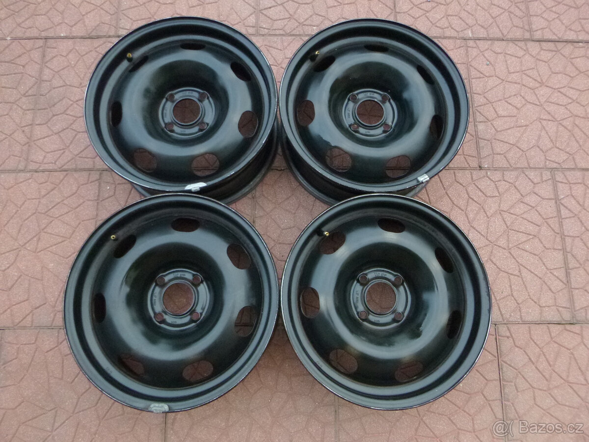 Plechové disky sada Peugeot Citroen 4x108 6,5Jx16 ET26