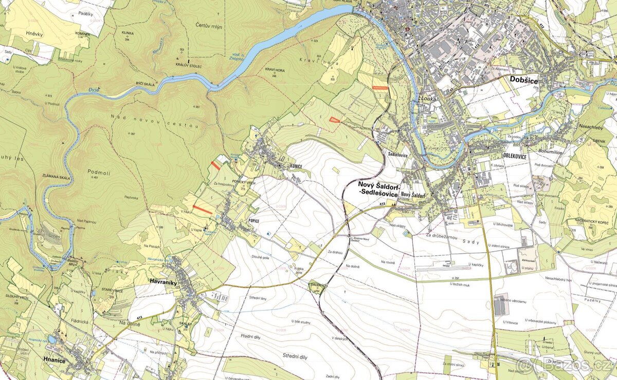 Zemědělská půda, prodej, Sedlešovice, Nový Šaldorf-Sedlešovi