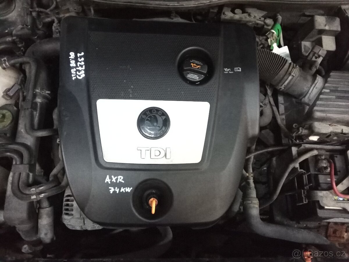 Škoda Octavia 1 1.9tdi PD 74kW AXR KOMPLETNÍ motor
