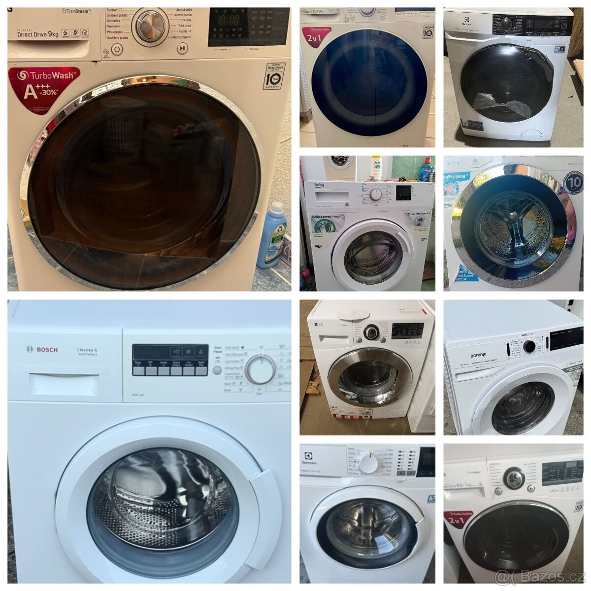 Nabízím veliký sortiment spotřebiču praček LG Samsung Bosch
