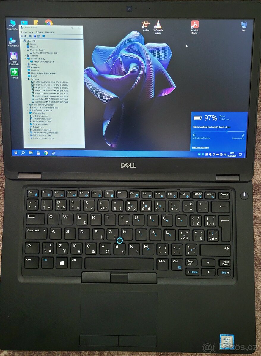 Dell Latitude 5490 - i5/8350U, 8GB, 256GB NVme