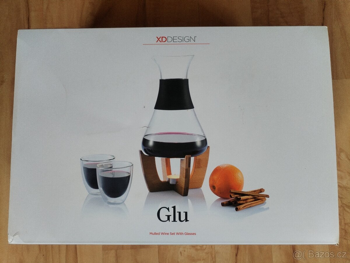 Džbán a sklenice na svařené víno, dárková sada