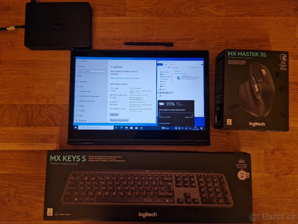 Lenovo YOGA Notebook (i7/2TB/16/2K Dotykový ) + Nová Baterie