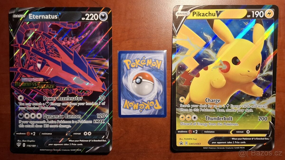 Originální karty Pokémon "jumbo” - perfektní stav