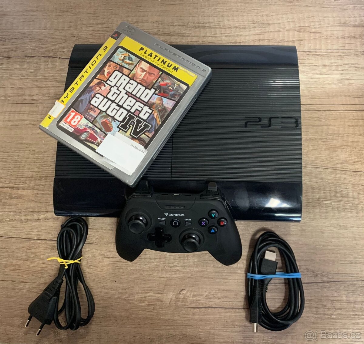 PlayStation 3 – 500 GB, bezdrátový ovladač, GTA IV