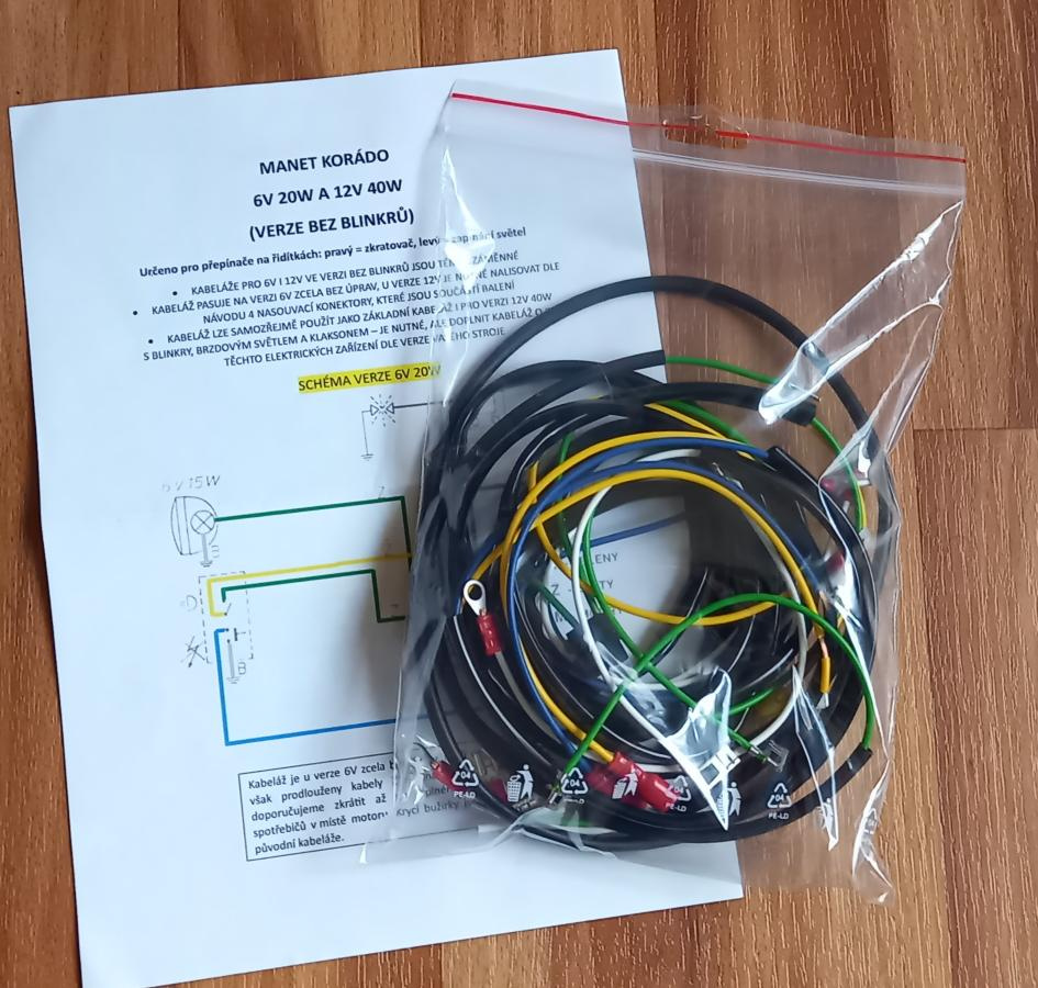 kabeláž MANET KORÁDO a BABETTA STELLA