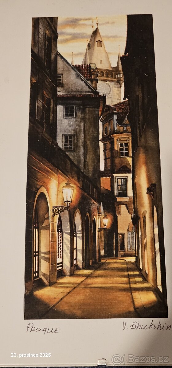 Obrazy reprodukce Praha