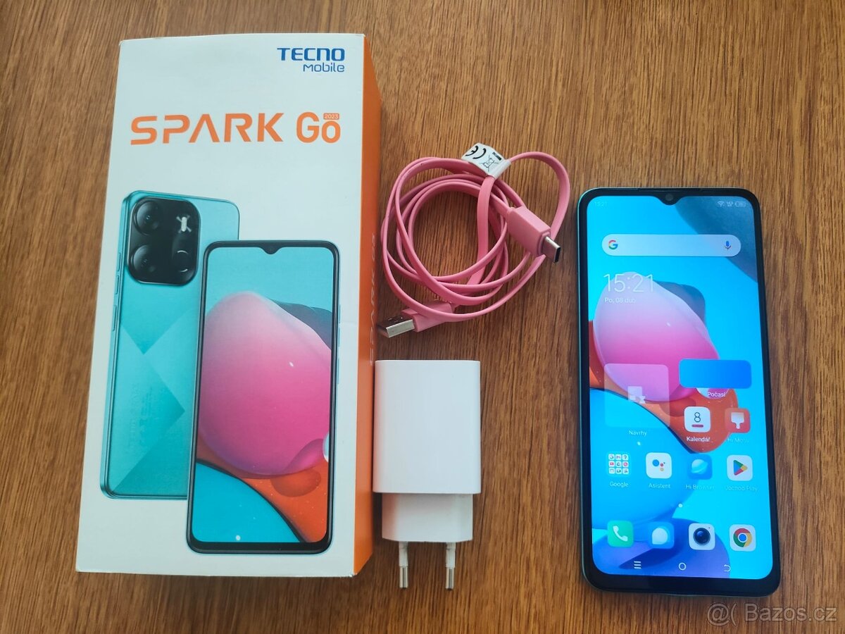 Tecno Spark Go 2023 6,6"IPS HD/ 3GB+3GB RAM/64GB ROM