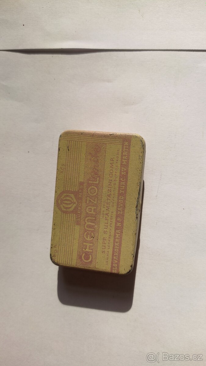 Retro plechovka Chemazol