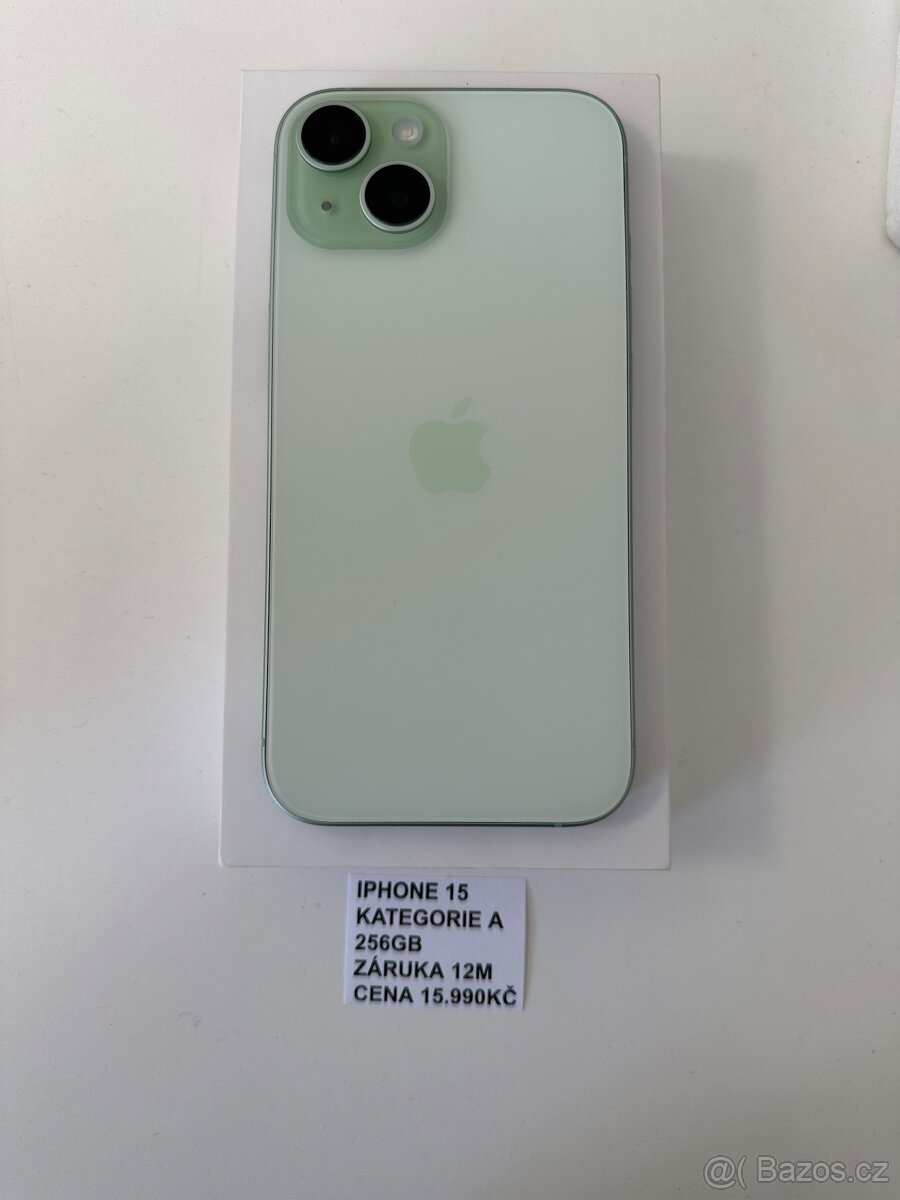 iphone 15 256GB green - SLEVA