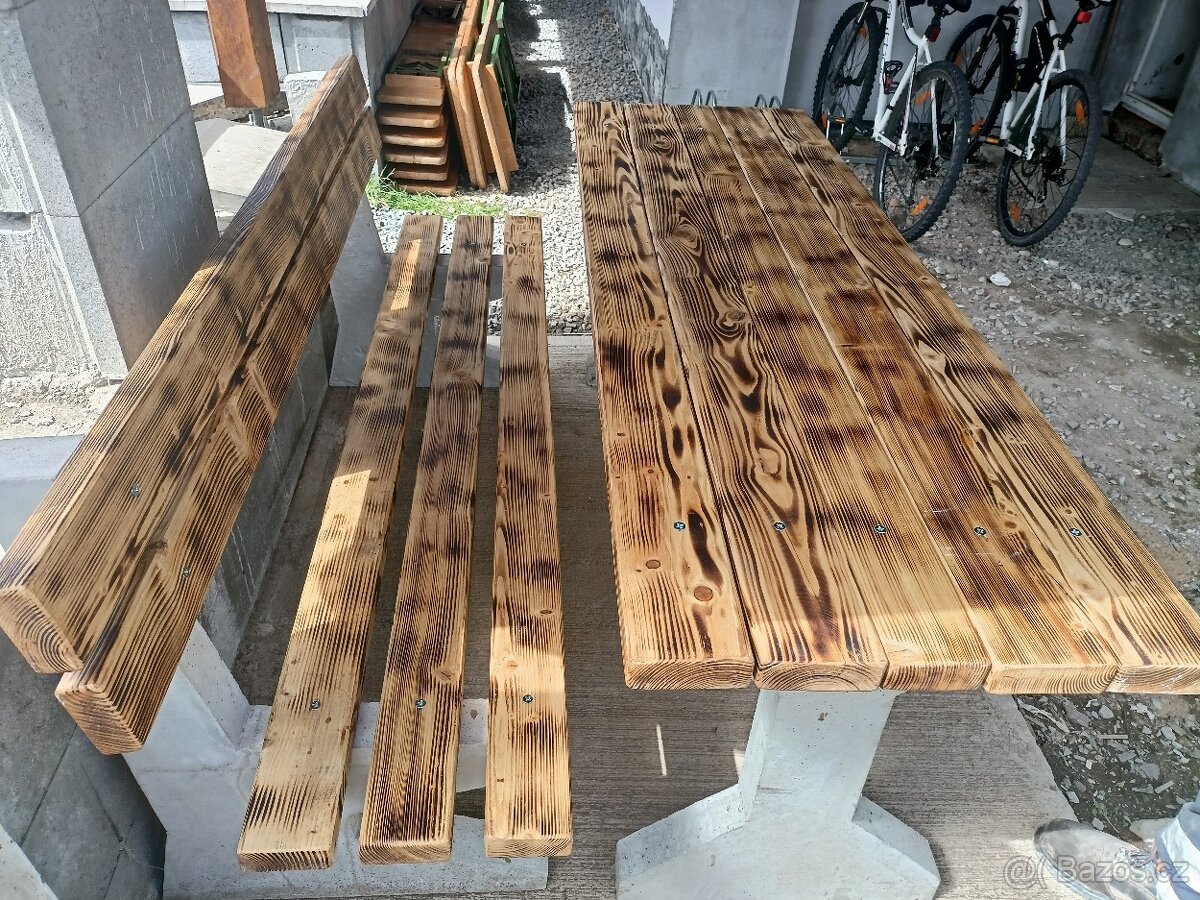 Zahradní betonový nábytek nový