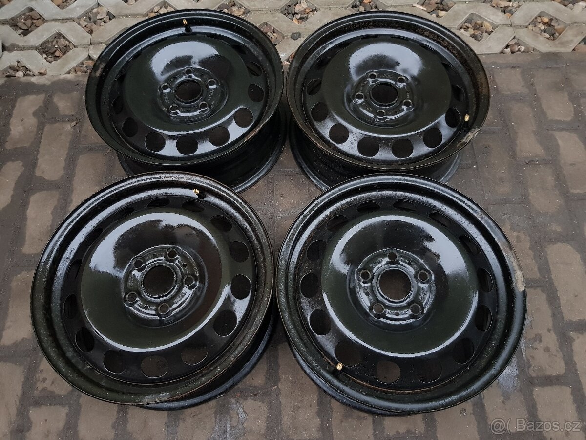 Plechové disky 5x112 Škoda Karoq R16 VW T-Roc Ateca Q2