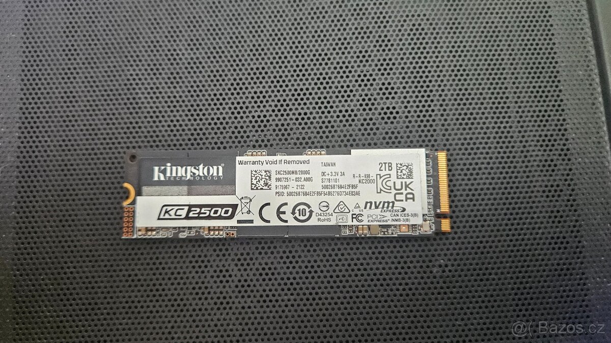 2TB Kingston KC 2500 SSD Nvme