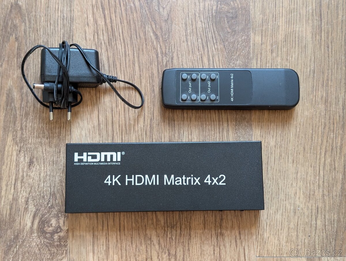 HDMI Matrix/Mux/přepínač 4x2