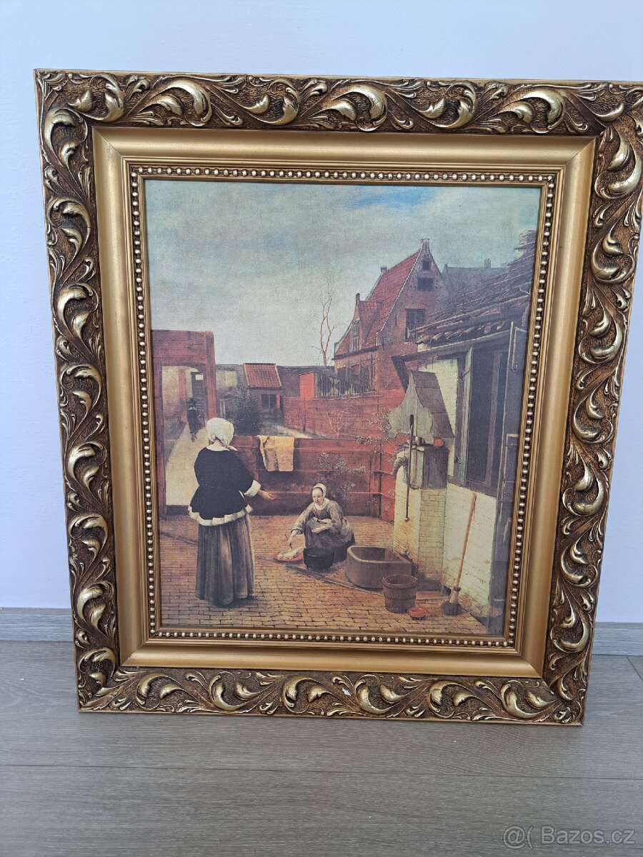 Starý obraz - Pieter de Hooch