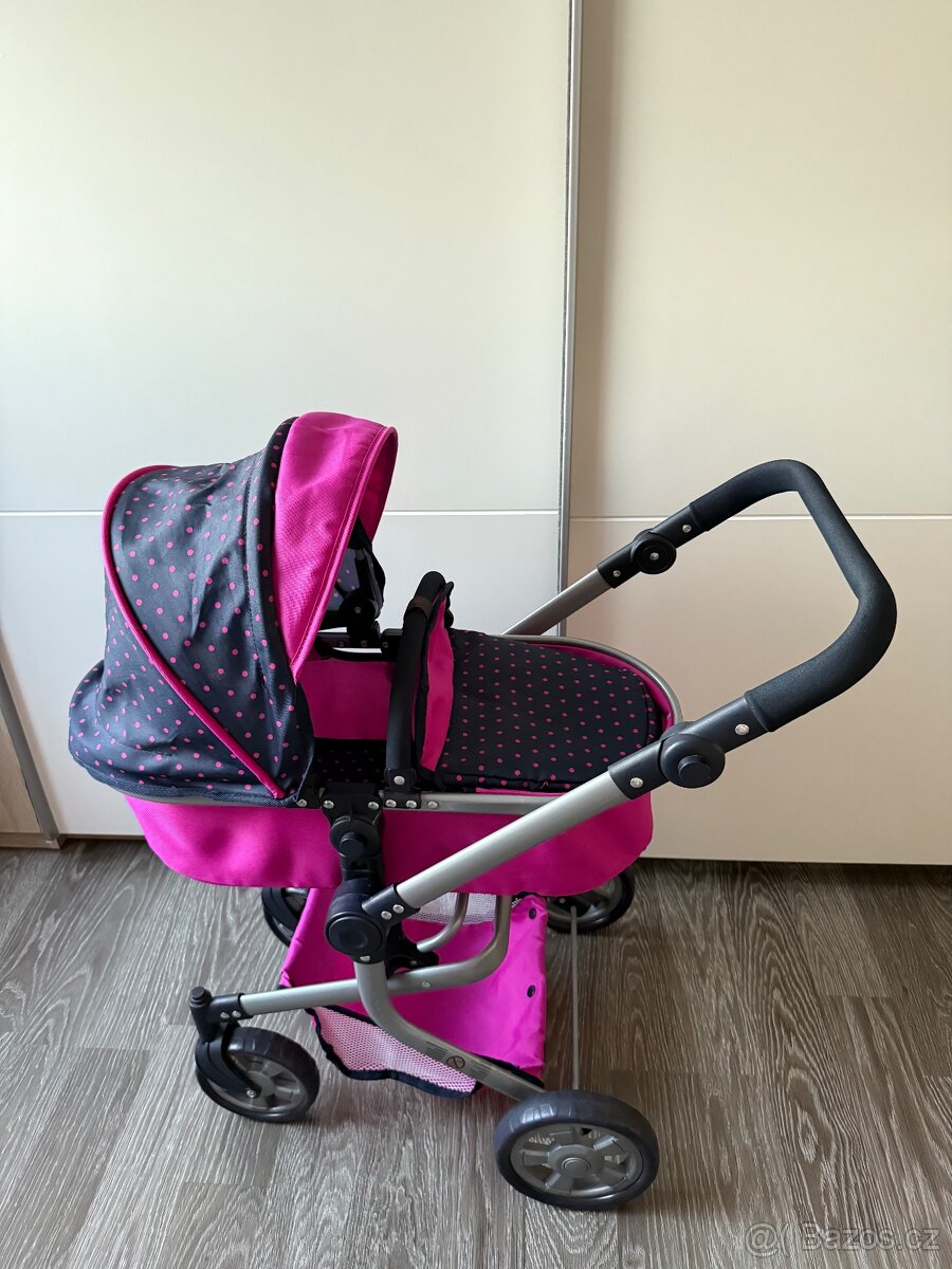 Kočárek pro panenky 2v1