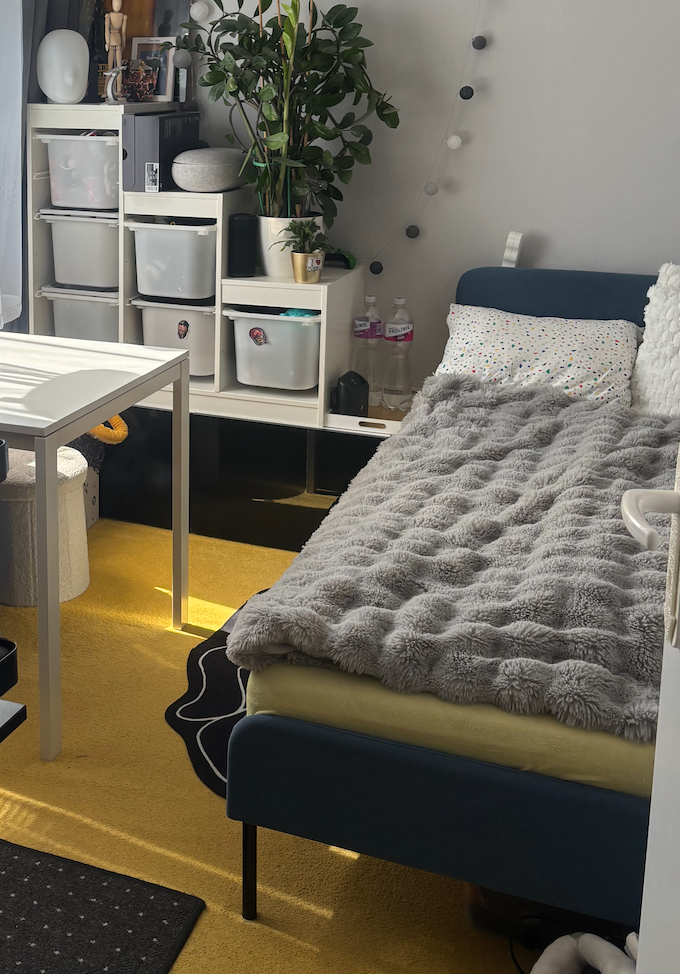 Pohovka/ postel IKEA BLÅKULLEN + matrace 90 x 200 cm