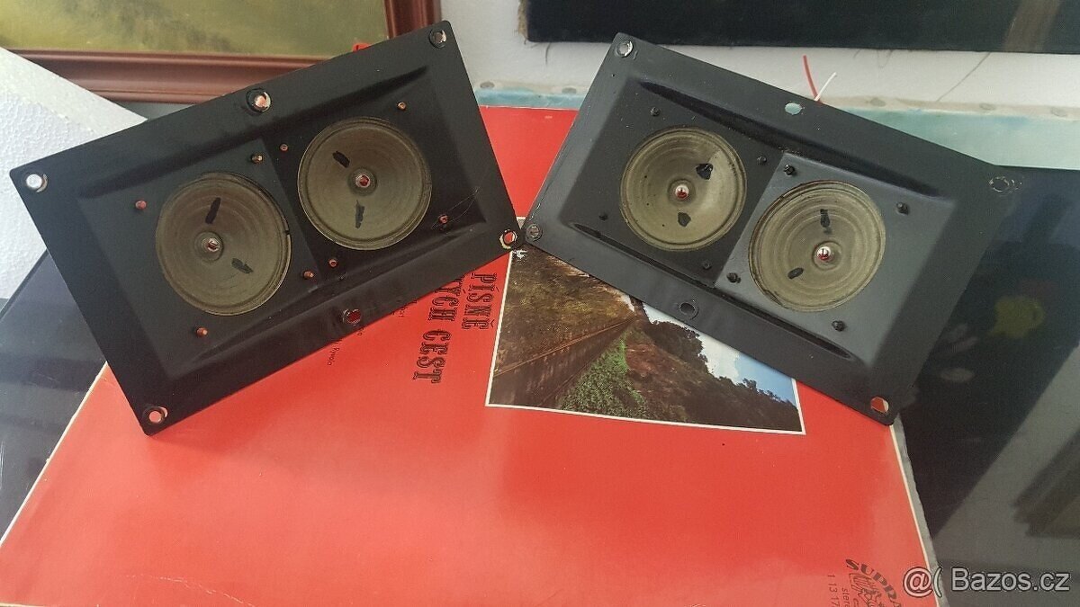 Výškový reproduktory 2ks jsou plně funkční