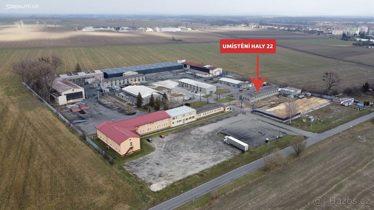 Pronájem haly 550 m² Kojetín (přímo od majitele)