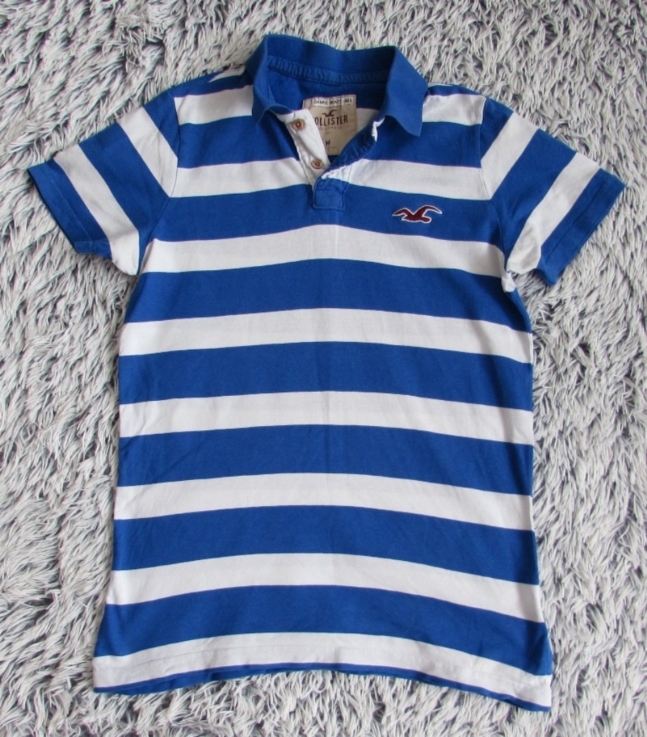 Pánské proužkaté polo triko Hollister vel.M