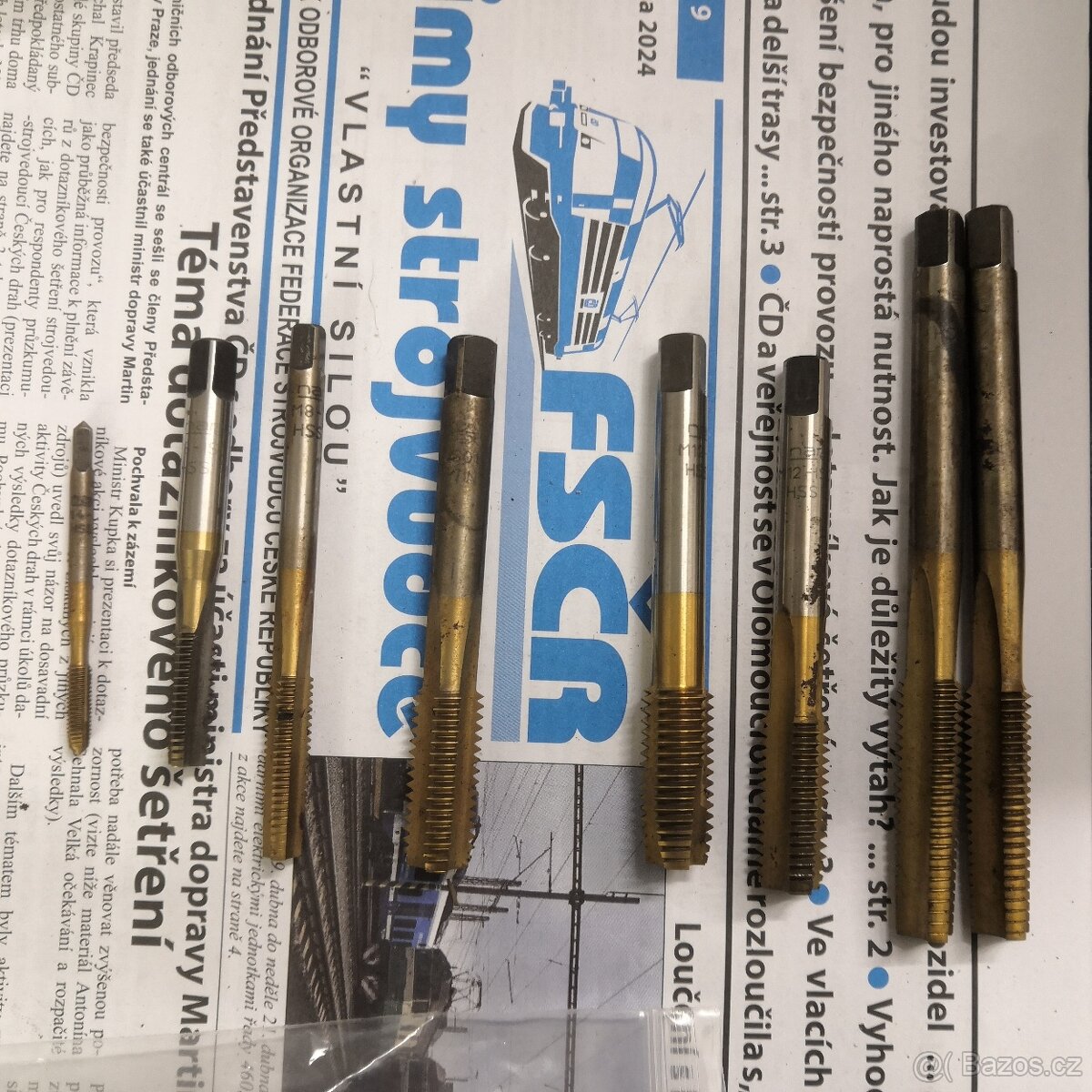 P:závitníky narex HSS s titanovym povlakem