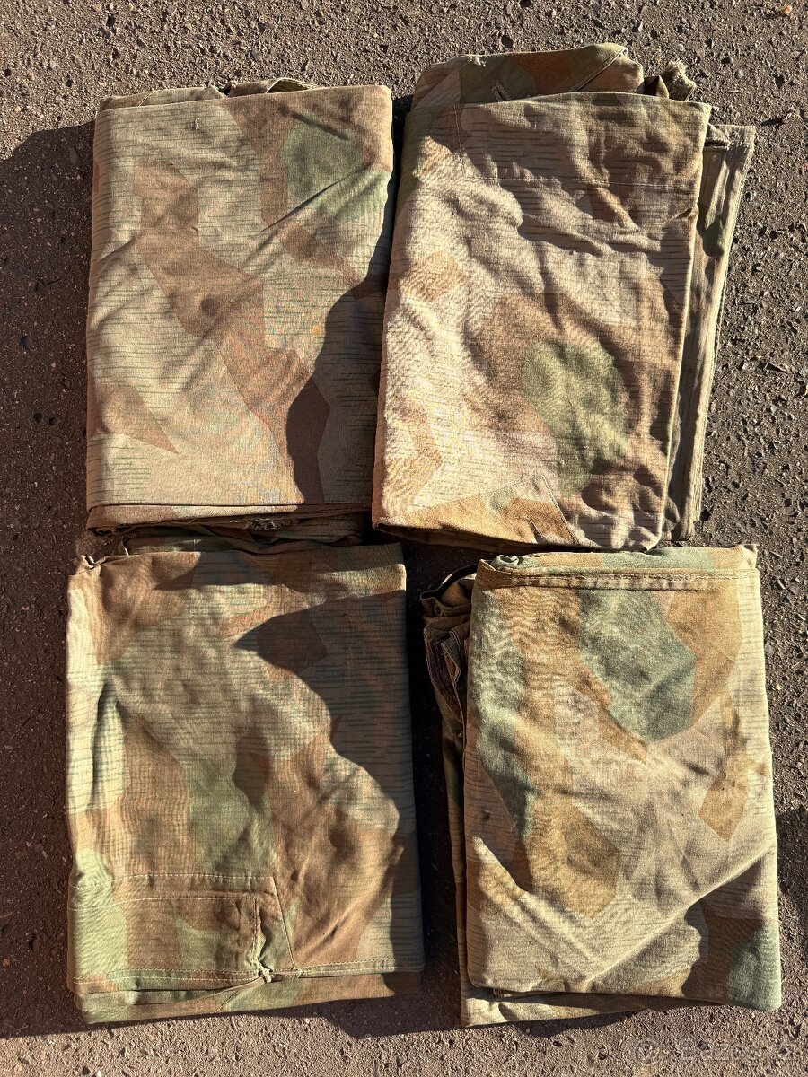 Wehrmacht Zelt Splittertarn, německý vojenský stan