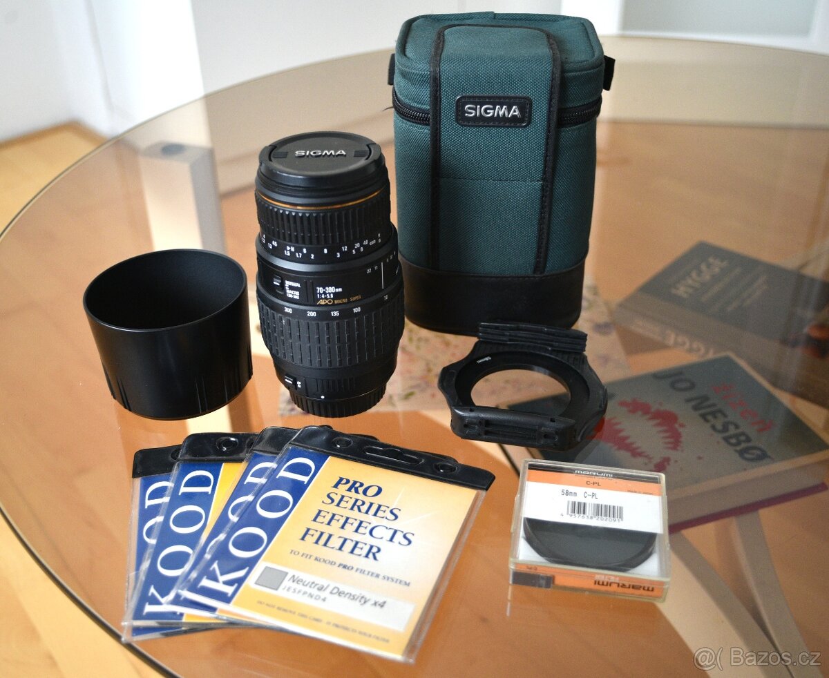 SIGMA 70-300mm pro Canon + filtry