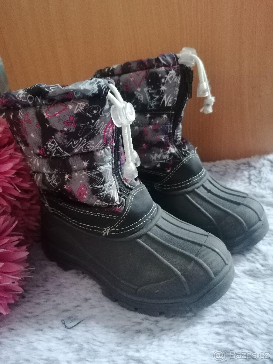 Dětská zimní obuv - gumáky