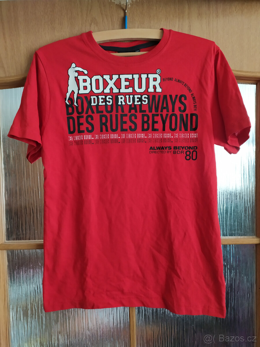 BAVLNĚNÉ TRIČKO BOXEURS DES RUES VEL.140