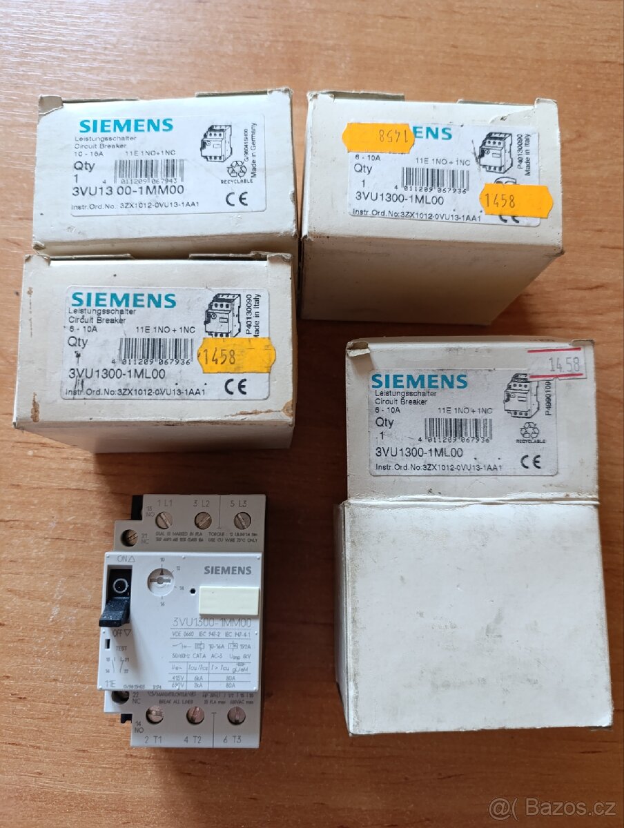 Motorový jistič Siemens 3VU1300-1ML00