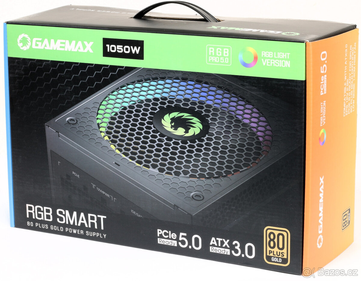 PC Zdroj: GameMax 1050W ATX 3.0 GOLD, nový