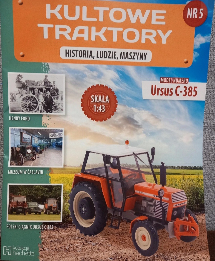 Zetor 8011 - ursus c385 Kultovní traktory 1:43