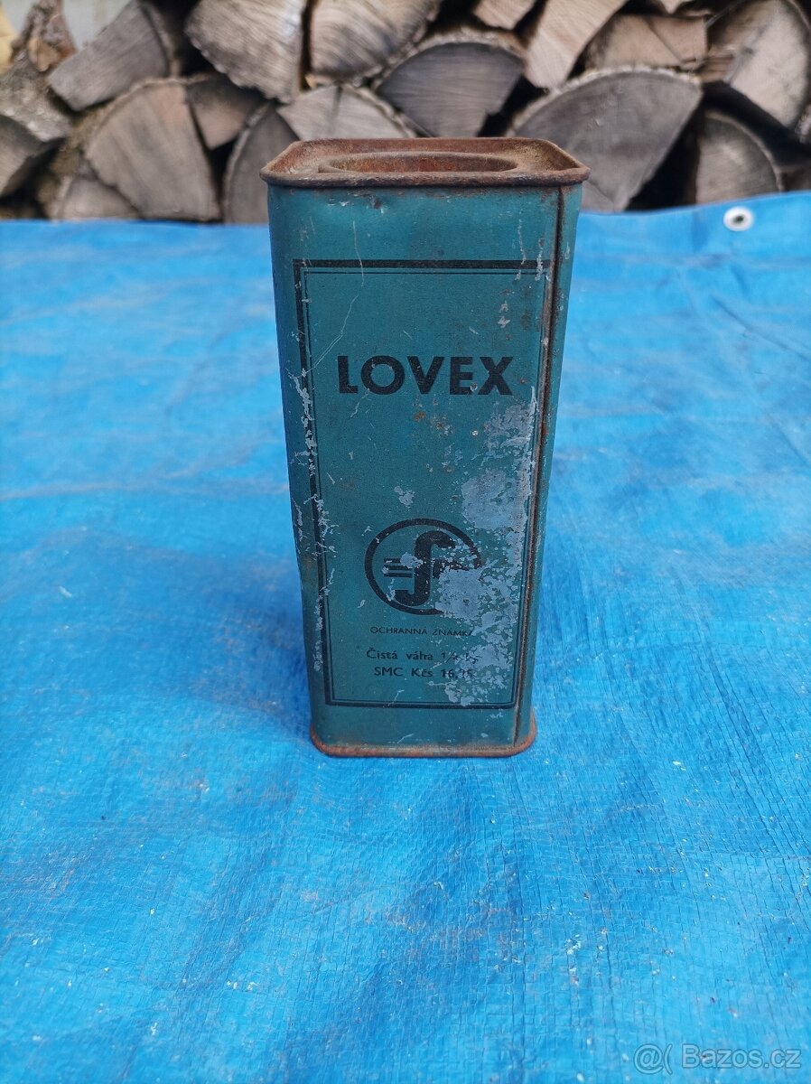 Plechová dóza Lovex