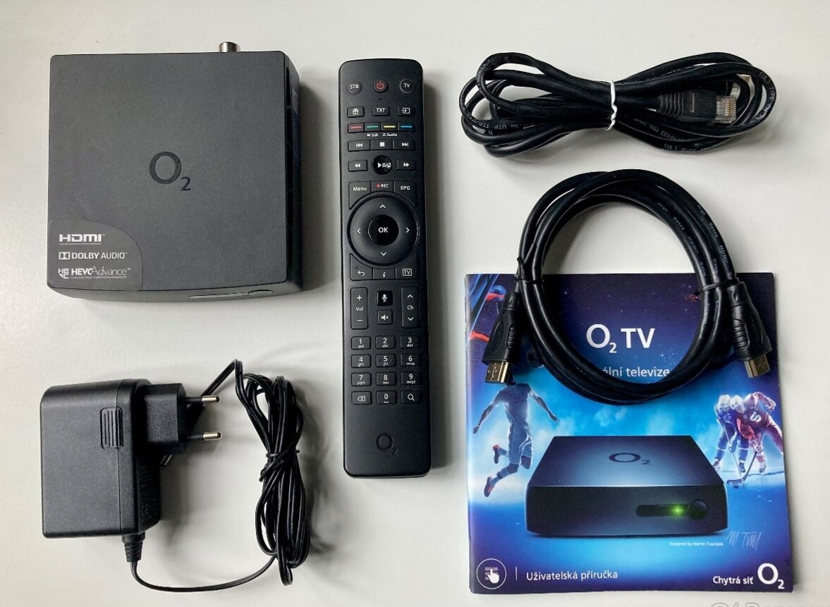 O2 tv nové Generace komplet balení oneplay