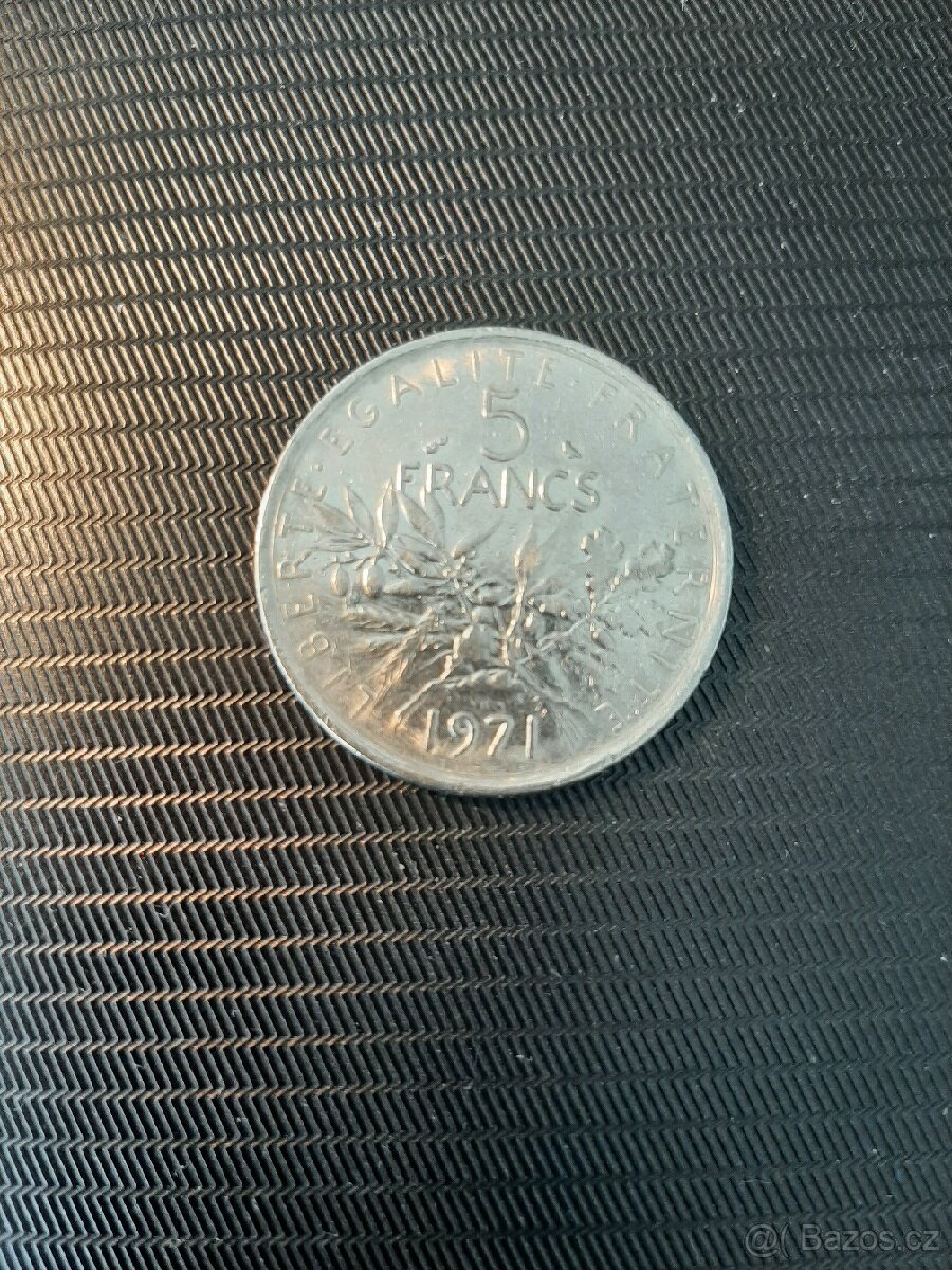 Prodám minci Francie (nálezový stav)