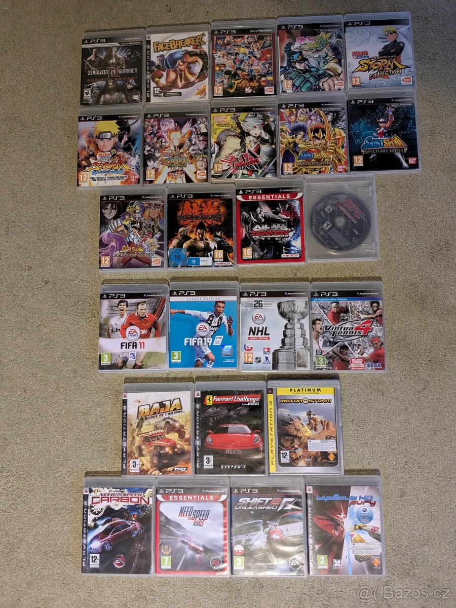 Hry Závodní, bojové, sportovní PS3 Playstation 3