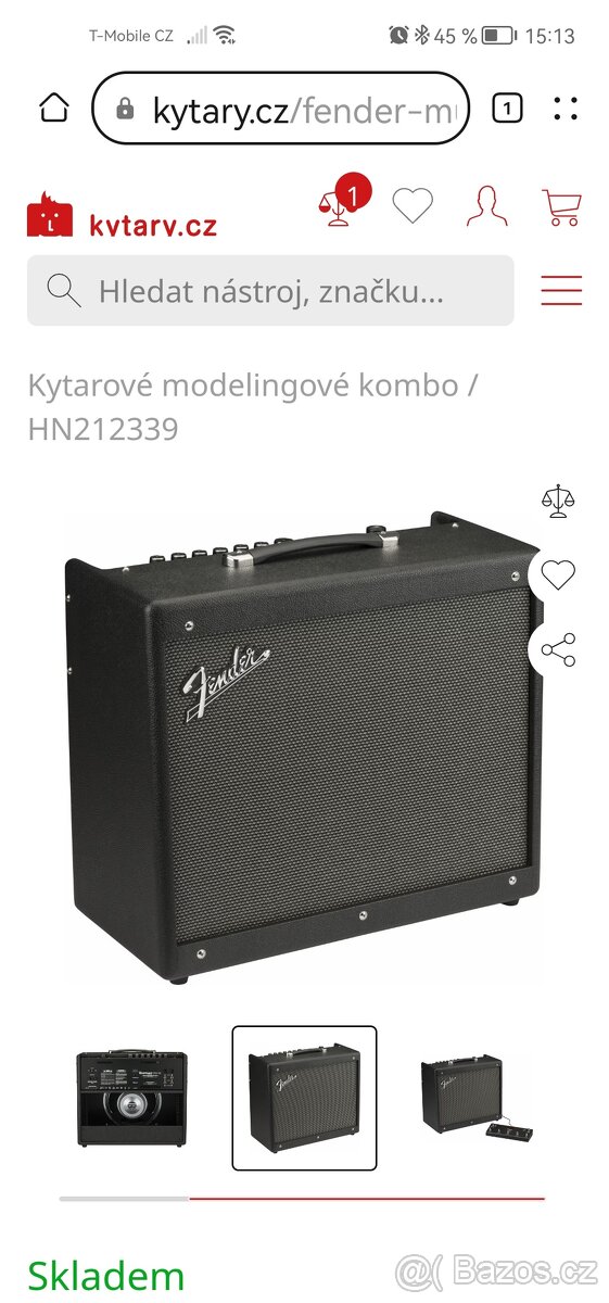 Kytarové kombo fender