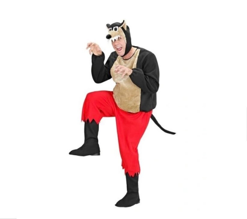 Pánský kostým vlk S/M