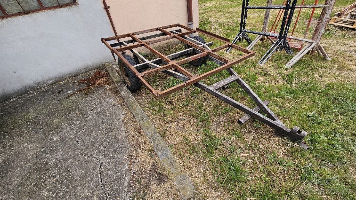 Vozík vlek vlečka - fréza traktor malotraktor