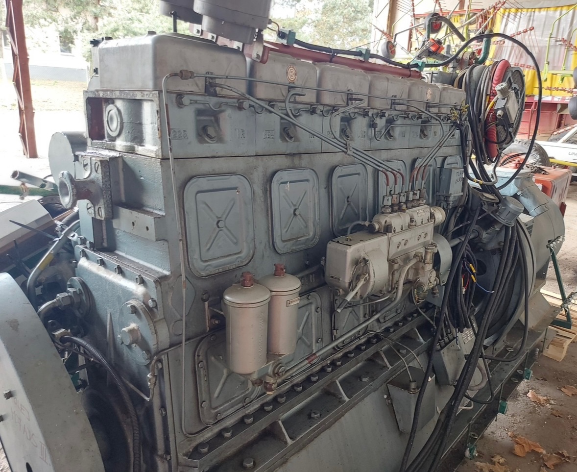 Elektrocentrála ČKD 120 Kw, 105 hod. provozu