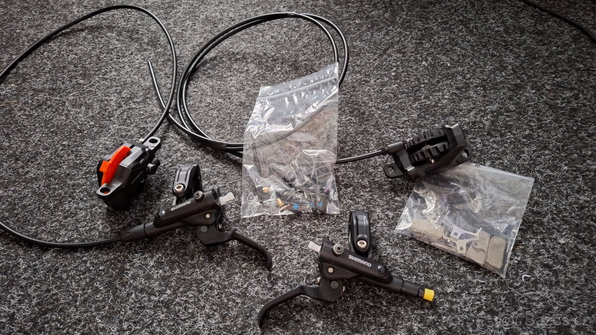 SHIMANO Brzdy Deore BR-M6100 přední+zadní kotoučové hydrauli