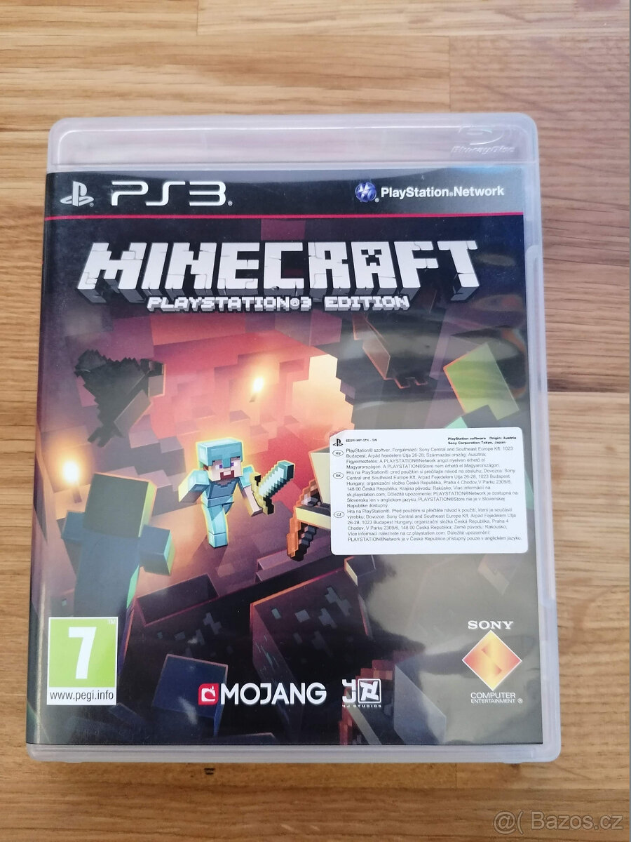 PS3 MINECRAFT - pro SONY PLAYSTATION 3
