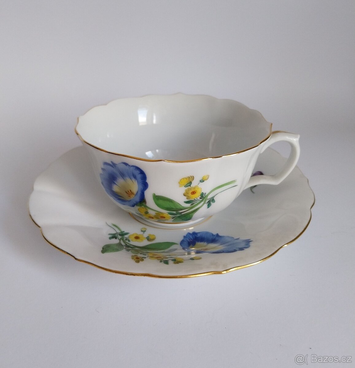 Čajové porcelánové šapo Meissen - Míšeň - mini oťuk