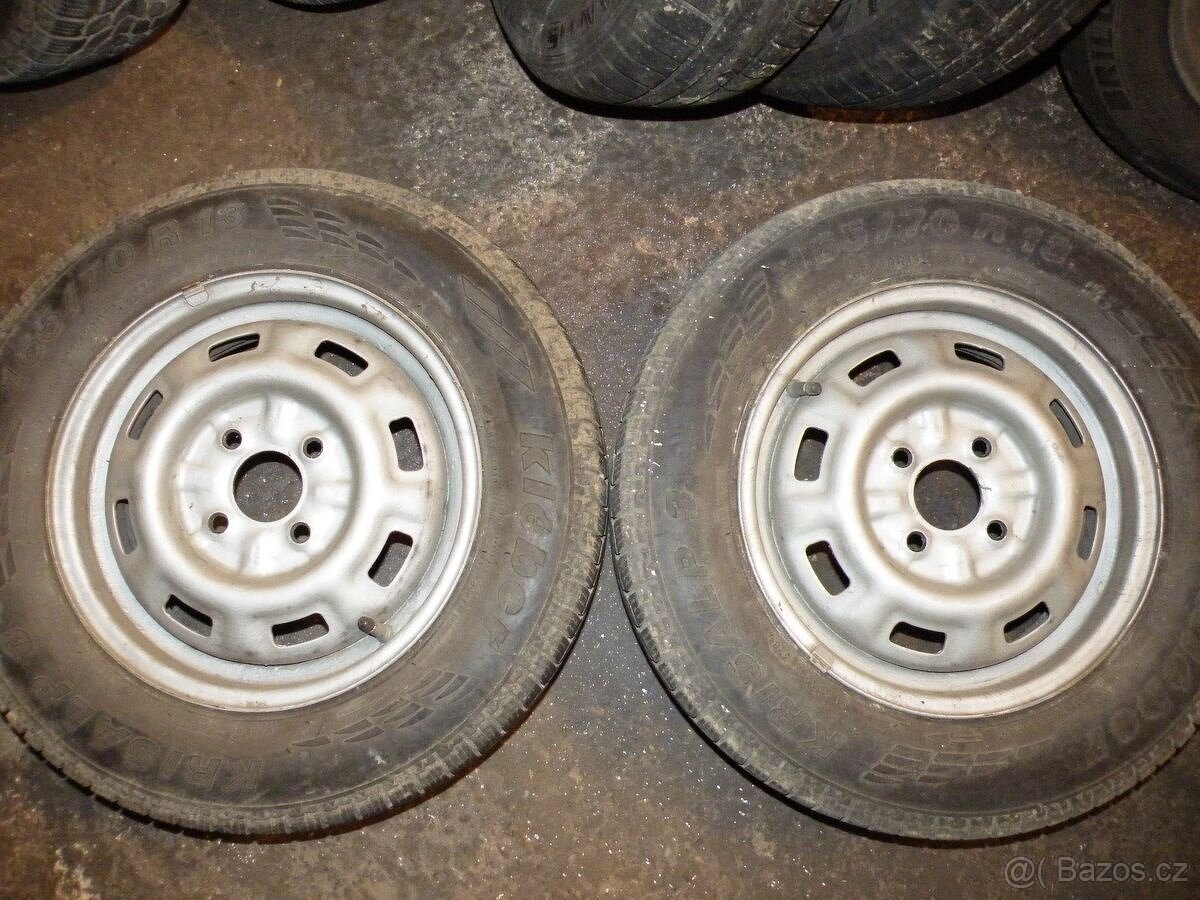 Kola 165/70R13 na Škoda Favorit