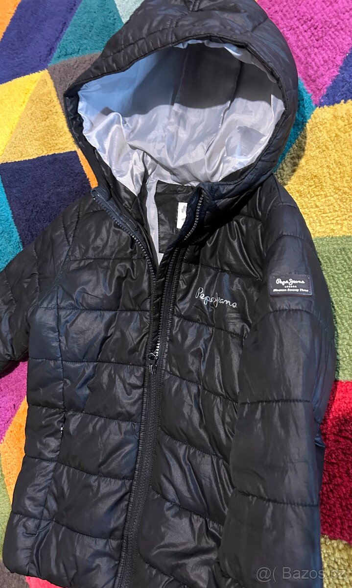 PEPE JEANS UNISEX ZIMNÍ DĚTSKÁ BUNDA TOP