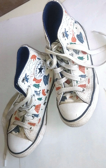 Tenisky kotníkové  33 Converse plátěnky lesní zvířata