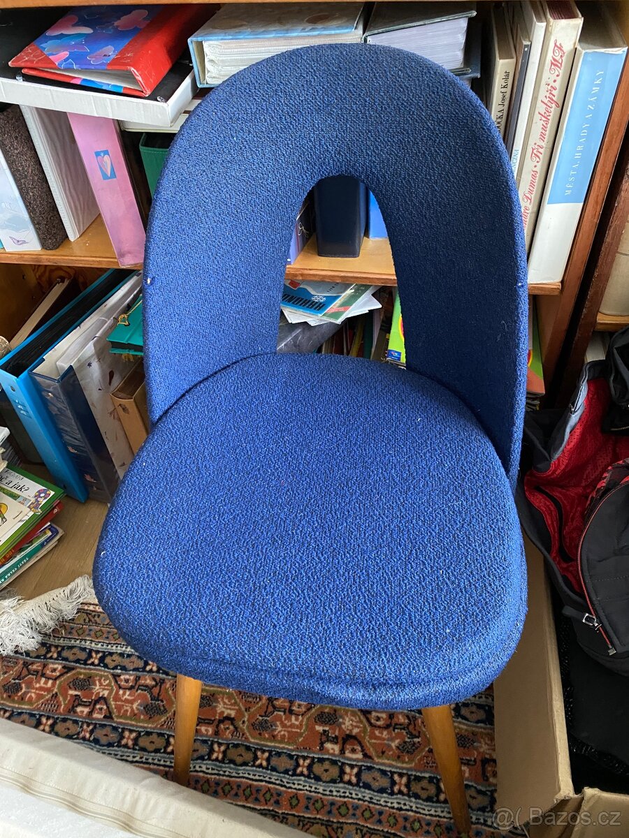 Retro židle - čalouněná